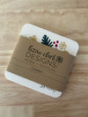 Let It Snow Coasters | Eco-Friendly Winter Host Gift Set of 4