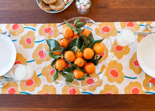 Table Runner - Mod Flowers (Yellow)