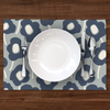 Placemat - Mod Flowers (Grey)