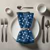 Dinner Napkin - Branches + Dots (Blue)
