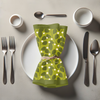 Dinner Napkin - Branches + Dots (Green)