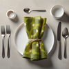 Dinner Napkin - Branches + Dots (Green)
