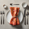 Dinner Napkin - Branches + Dots (Orange)