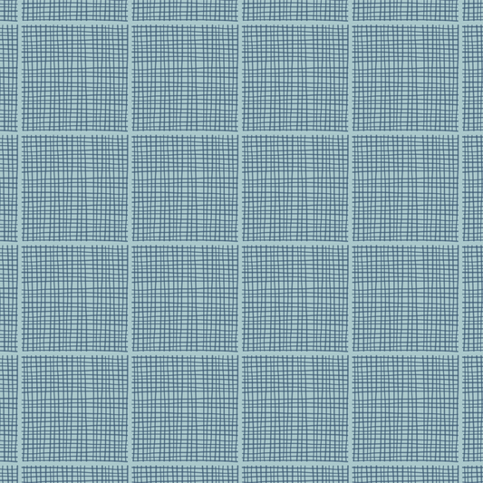 Dinner Napkin - Hatch (Dark Blue + Light Blue)