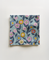 Cocktail Napkin - Button Flowers (Blue)