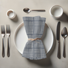 Dinner Napkin - Hatch (Cream on Grey)