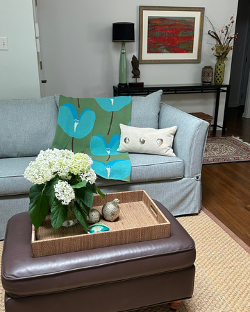 PRE-ORDER! — Knit Throw Blanket | Poppies