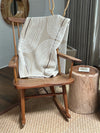 PRE-ORDER! — Knit Throw Blanket | Concentric Ovals