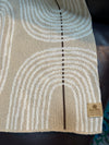 PRE-ORDER! — Knit Throw Blanket | Concentric Ovals