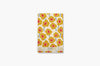 Mod Flowers Yellow Journal – Softcover Dot Grid Notebook with Hand-Drawn Floral Cover, Recycled Paper, and School-Building Mission