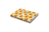 Mod Flowers Yellow Journal – Softcover Dot Grid Notebook with Hand-Drawn Floral Cover, Recycled Paper, and School-Building Mission