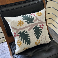 Let It Snow Bundle - Pillow Cover and Coasters