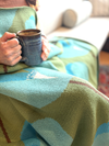 PRE-ORDER! — Knit Throw Blanket | Poppies