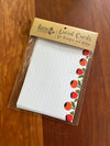 Rose Hips Lined Recipe & Note Cards – 4x6 Hand-Drawn Floral Stationery, Eco-Friendly Set of 10
