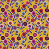 Dinner Napkin - Button Flower (Yellow)
