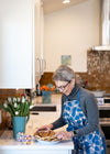 Branches + Dots Apron – Modern Organic Cotton Apron with Pockets