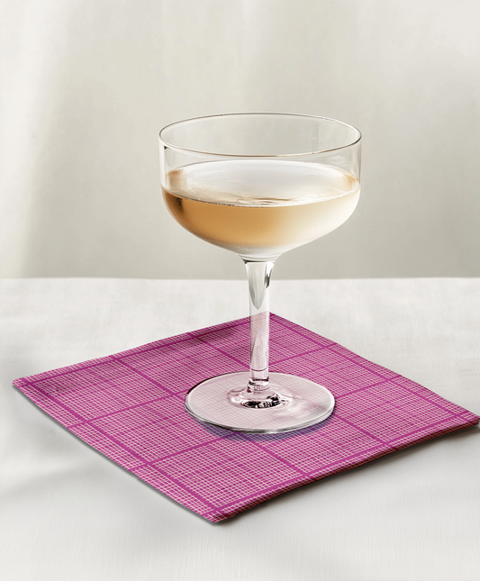 Cocktail Napkin - Hatch (Magenta)