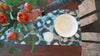 Table Runner - Mod Flowers (Grey)