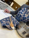 Branches + Dots Tea Towel – Modern Organic Linen with Hand-Drawn Design