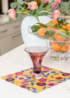 Cocktail Napkin - Button Flowers (Yellow)