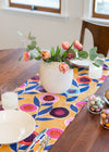 Table Runner - Button Flowers (Yellow)