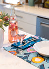 Placemat - Button Flowers (Blue)