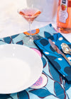 Placemat - Button Flowers (Blue)