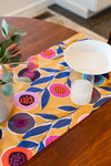 Table Runner - Button Flowers (Yellow)