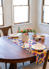 Table Runner - Button Flowers (Yellow)
