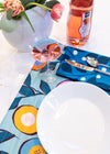 Placemat - Button Flowers (Blue)