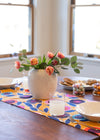 Table Runner - Button Flowers (Yellow)