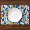 Placemat - Button Flowers (Blue)