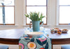 Table Runner - Button Flowers (Blue)