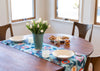 Table Runner - Button Flowers (Blue)