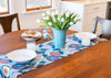 Table Runner - Button Flowers (Blue)