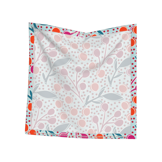 Dinner Napkin Branches + Leaves - Light Blue 
