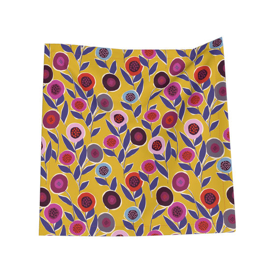 Yellow Button Flowers Napkin