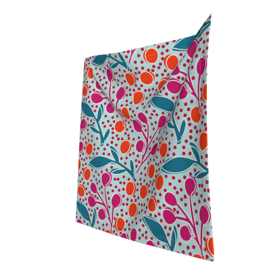 Dinner Napkin Branches + Leaves - Light Blue 