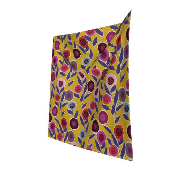 Yellow Button Flowers Napkin